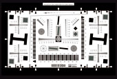 增強型ISO12233分辨率測試卡（4000線） - Enhanced ISO12233 Test Chart