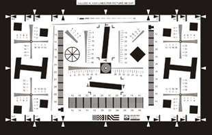 ISO12233分辨率測試卡